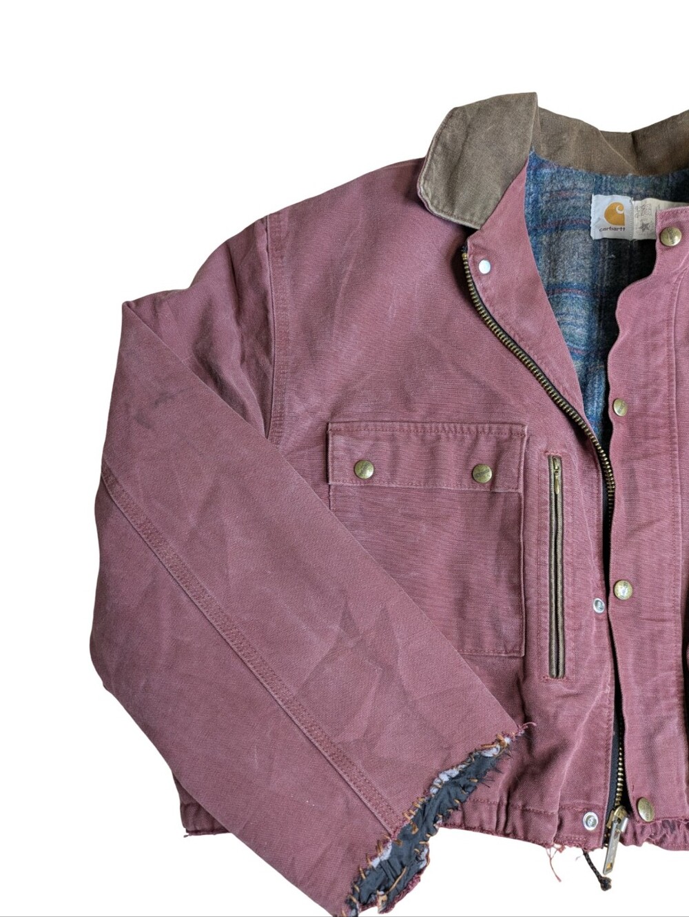Carhartt 80s/90s Redwood Detroit Canvas Lined Jacket Unisex Size 2X